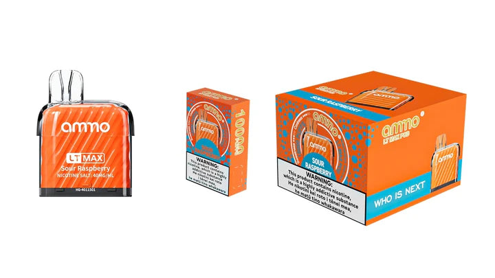 AMMO LT MAX Pod – 10,000 Puffs | 40mg Nicotine Strength