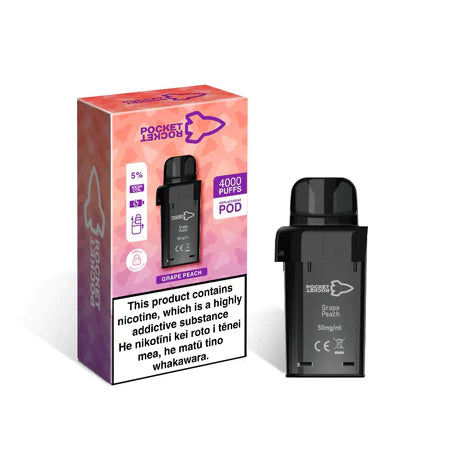 Pocket Rocket 4000 PUFF Pre-filled Replacement Pod