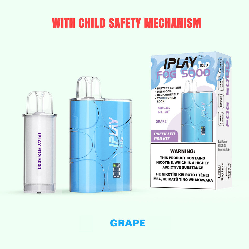 IPLAY FOG 5000 PUFF PREFILLED POD-KIT