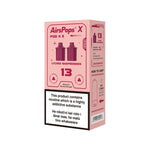 Load image into Gallery viewer, AIRSPOPS X PODS PRE-FILLED X2 TWIN PODS PACK 20MG/ML
