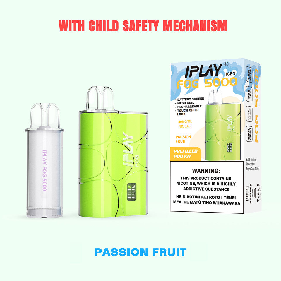 IPLAY FOG 5000 PUFF PREFILLED POD-KIT