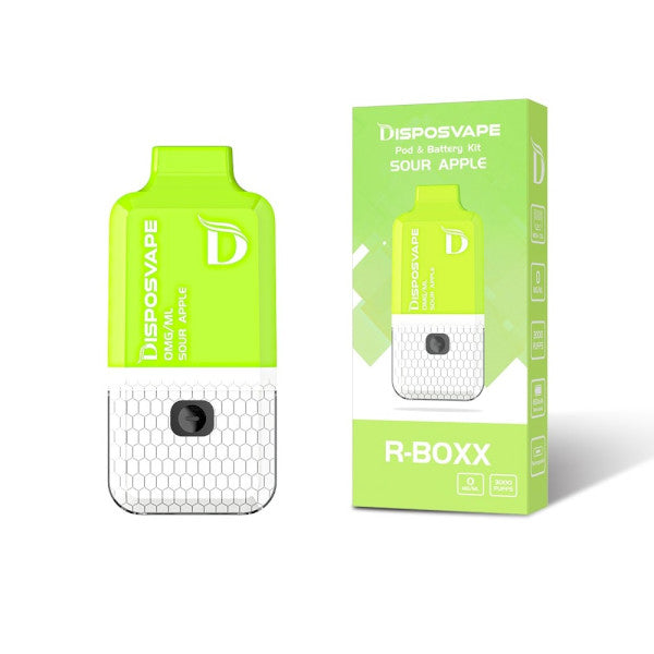 DISPOSVAPE R-BOXX PREFILLED POD KIT 3000 Puff