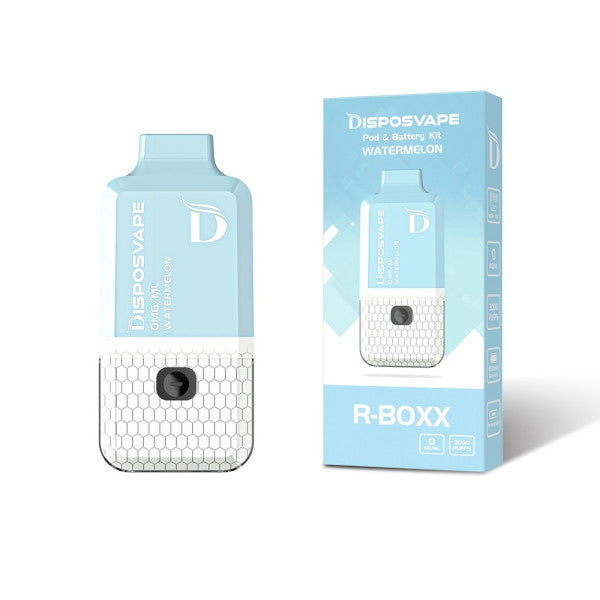 DISPOSVAPE R-BOXX PREFILLED POD KIT 3000 Puff