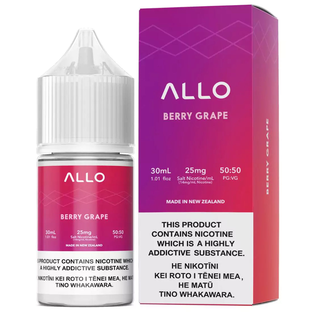 Allo E-Liquid – Berry Grape | 30ml | 25mg & 50mg Nicotine Strengths