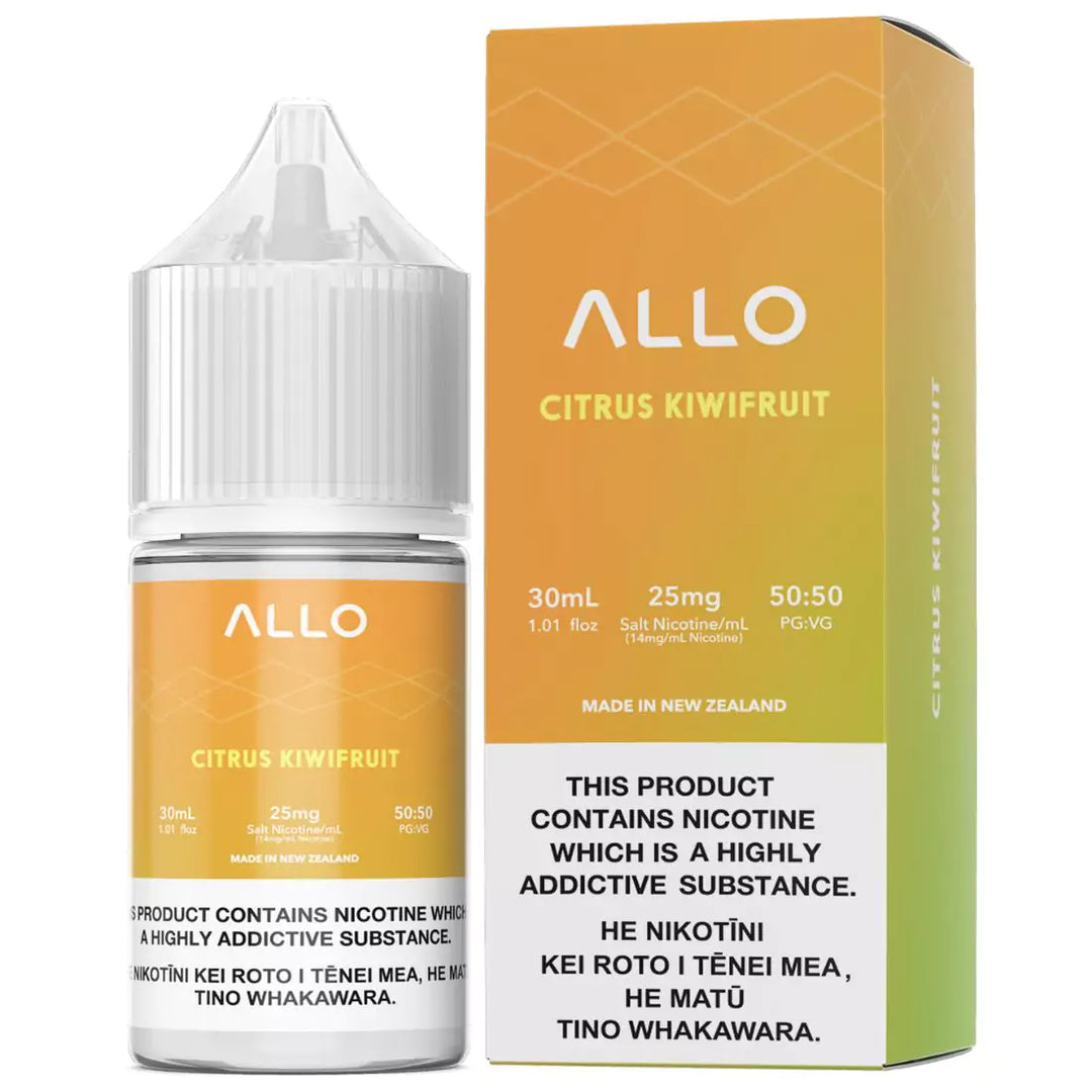 Allo E-Liquid – Citrus Kiwi | Available in 25mg and 50mg Nicotine Strengths