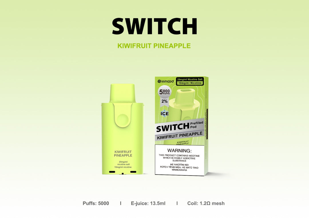 Inmood Switch 5000 Puffs Pre-filled Replacement Pod – 20mg Nic salt