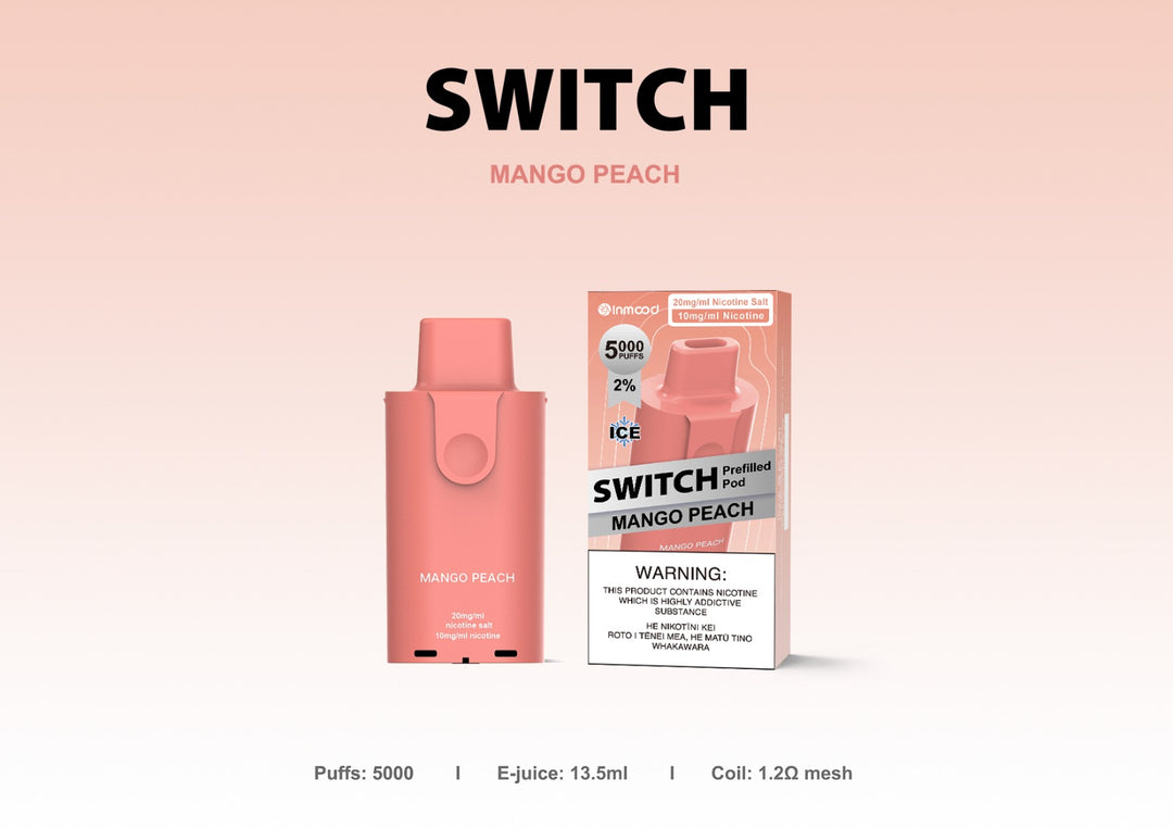 Inmood Switch 5000 Puffs Pre-filled Replacement Pod – 20mg Nic salt