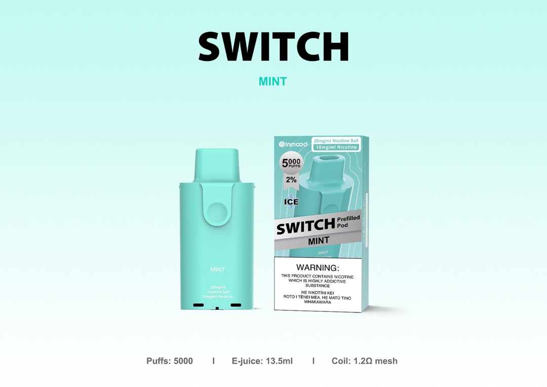 Inmood Switch 5000 Puffs Pre-filled Replacement Pod – 20mg Nic salt