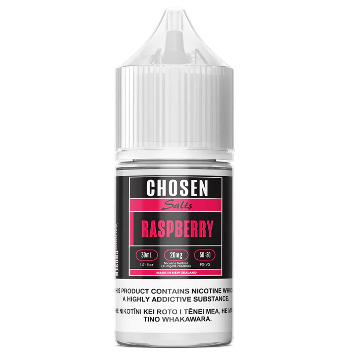 CHOSEN E-LIQUID RASPBERRY NICK SALT 30ML