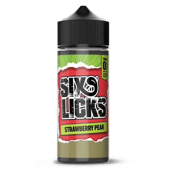 SIX LICKS E-LIQUID FREEBASE 3MG/6MG/100ML