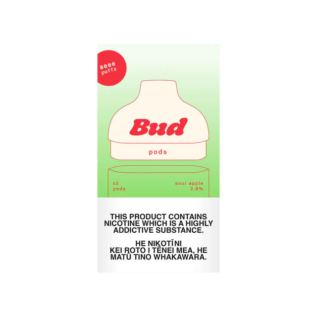 Bud 2 PK 8000 Puffs Pre-filled Vape Pod