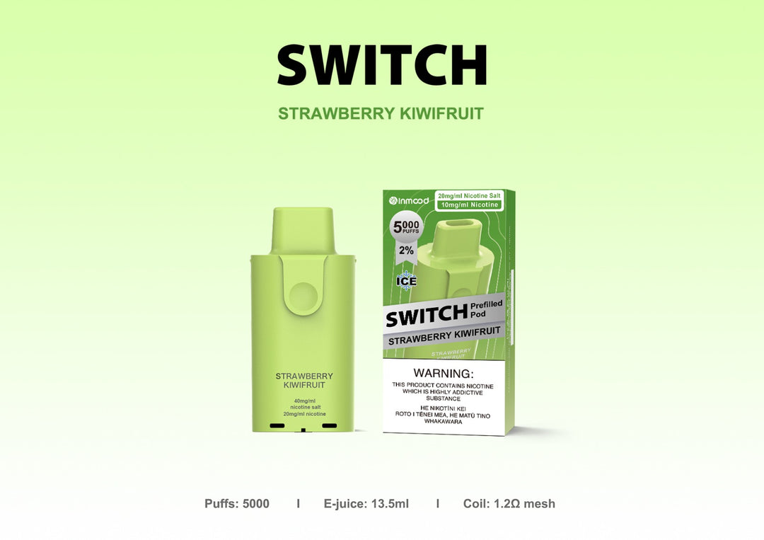 Inmood Switch 5000 Puffs Pre-filled Replacement Pod – 20mg Nic salt