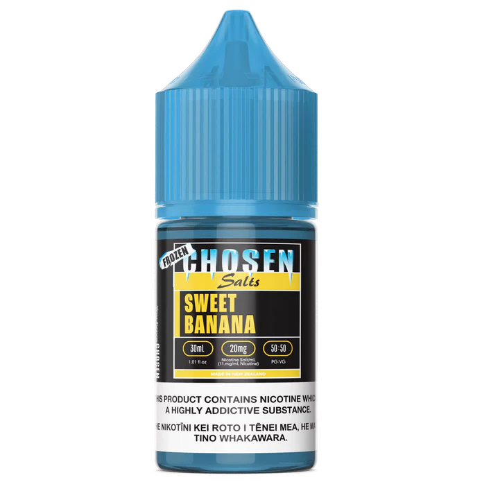 FROZEN CHOSEN E-LIQUID SWEET BANANA NICK SALT 30ML